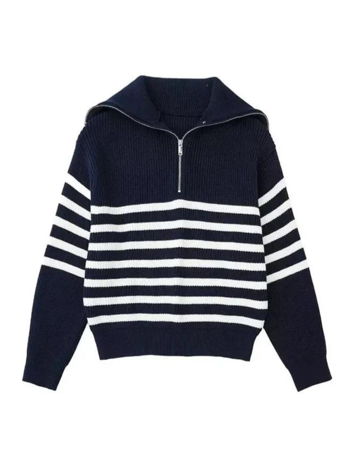 Navy striped