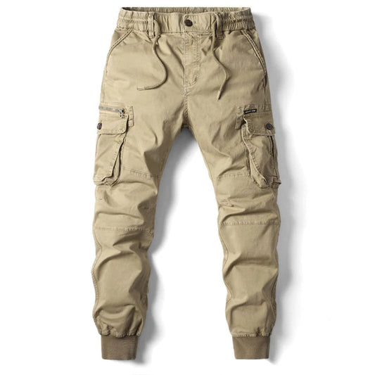 Men's Tactical Elastic Waist Cargo Trousers | Perfect for Casual Days