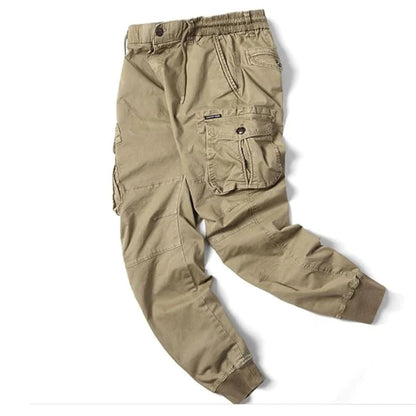 Men's Tactical Elastic Waist Cargo Trousers | Perfect for Casual Days