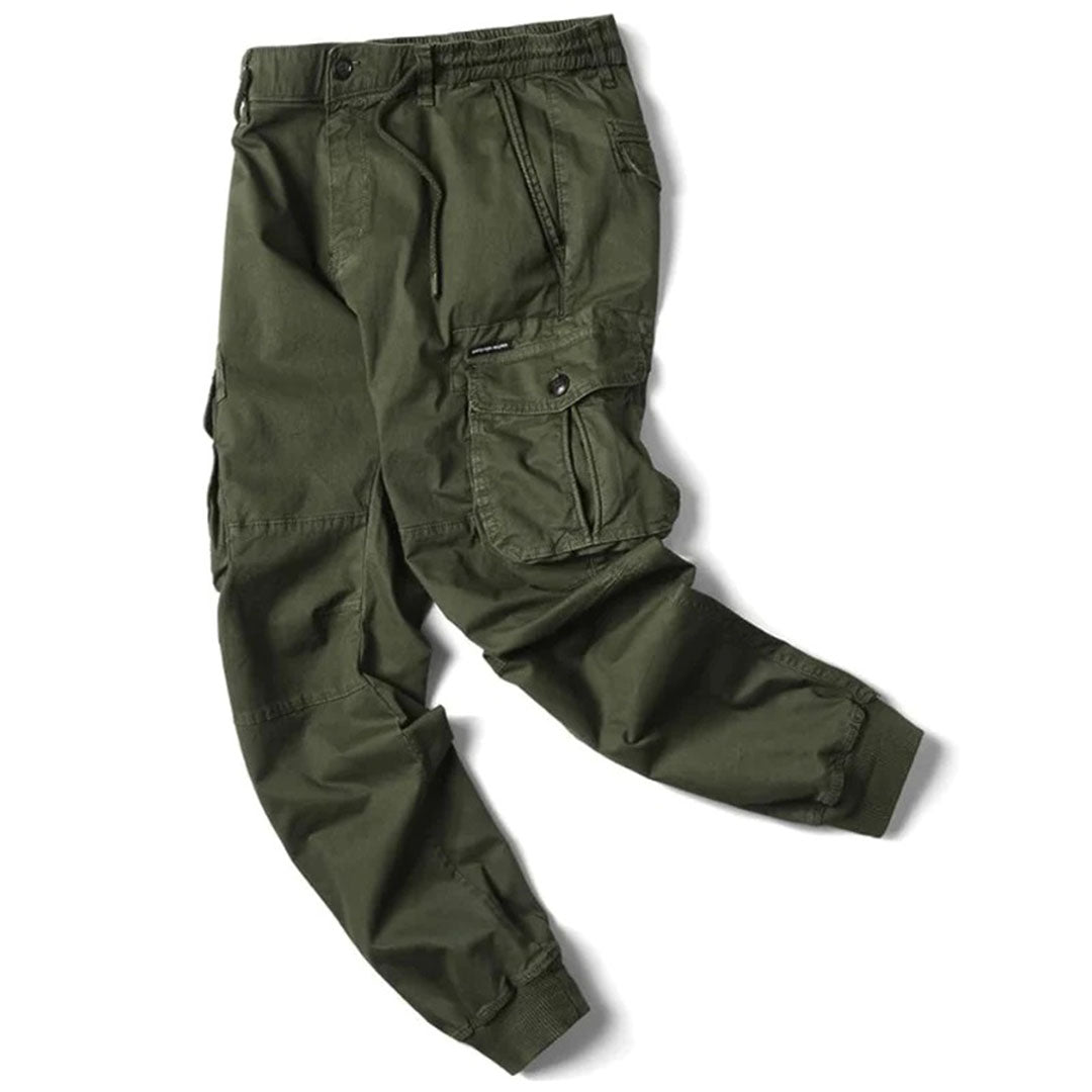 Men's Tactical Elastic Waist Cargo Trousers | Perfect for Casual Days