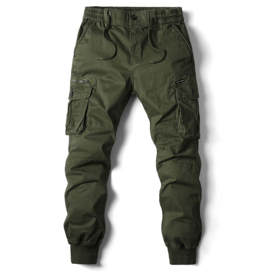 Men's Tactical Elastic Waist Cargo Trousers | Perfect for Casual Days