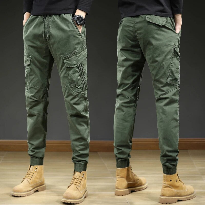 Men's Slim-Fit Multi-Pocket Cargo Pants | Perfect for Casual Days