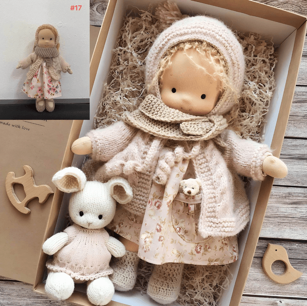 Waldorf Cuddle Doll – Handcrafted Soft Play Companion 0