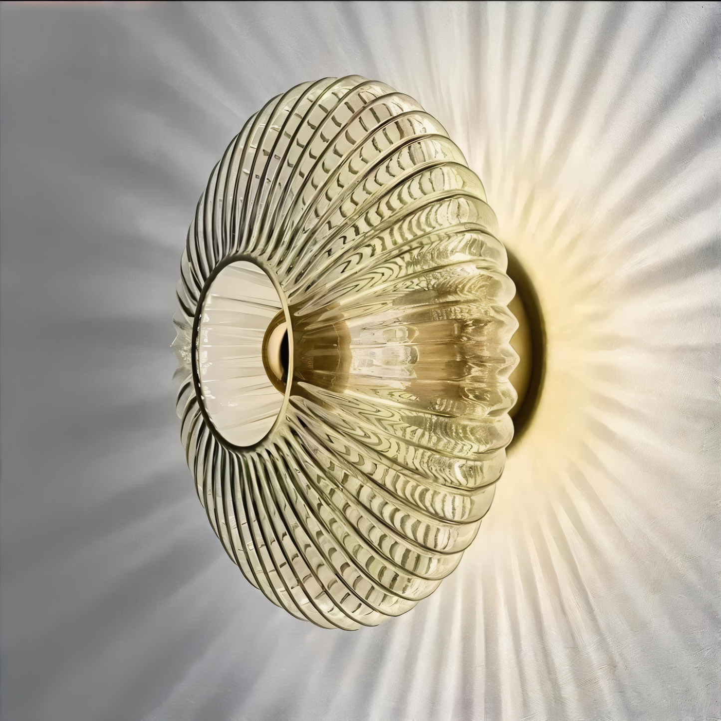 Wall-Mounted LED Wall Light with Unique Wave Design 0