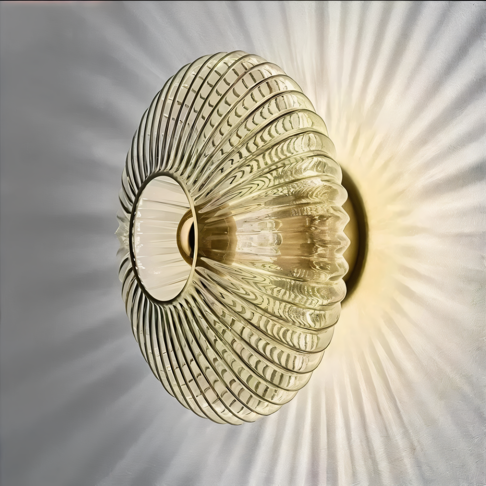 Wall-Mounted LED Wall Light with Unique Wave Design 0