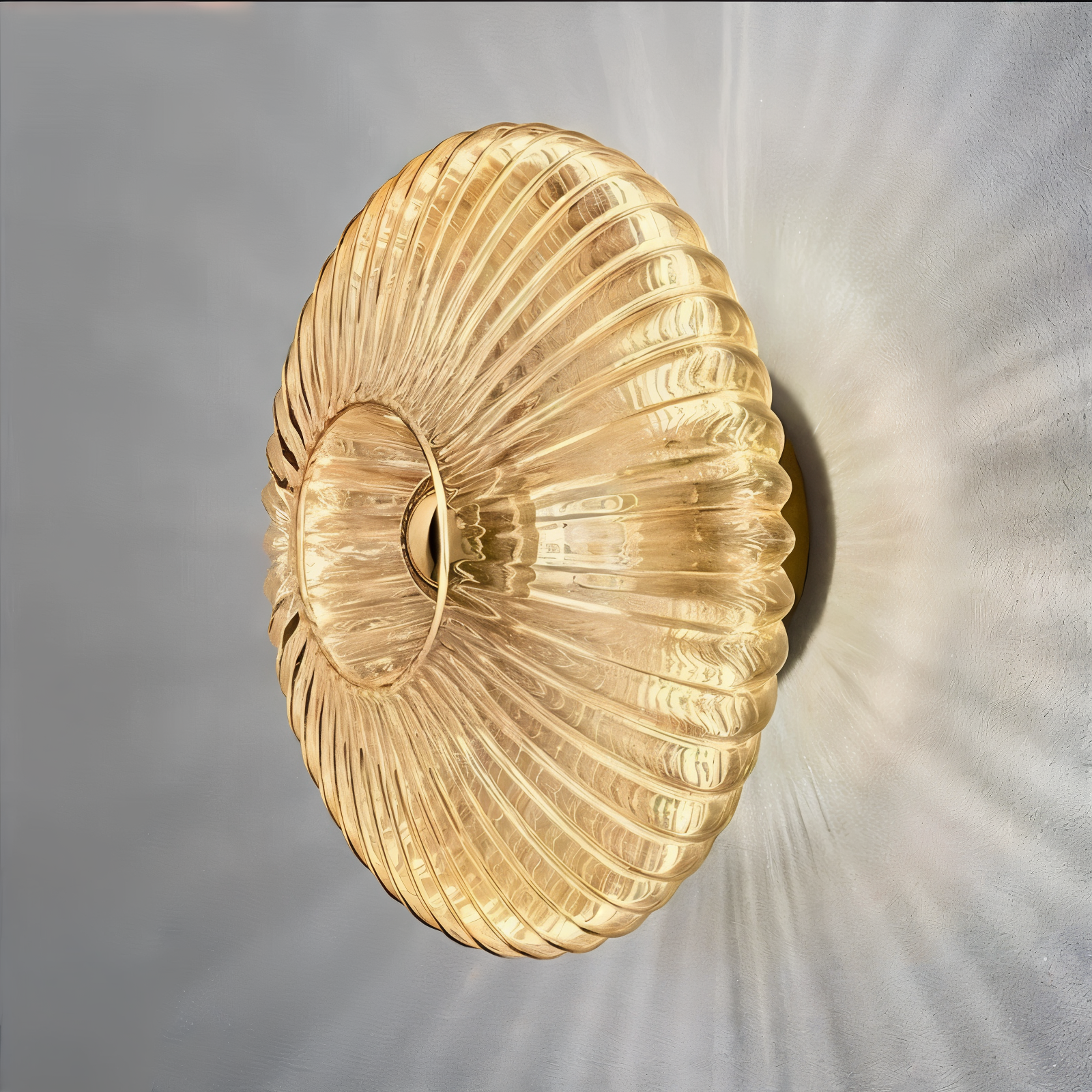 Wall-Mounted LED Wall Light with Unique Wave Design 1
