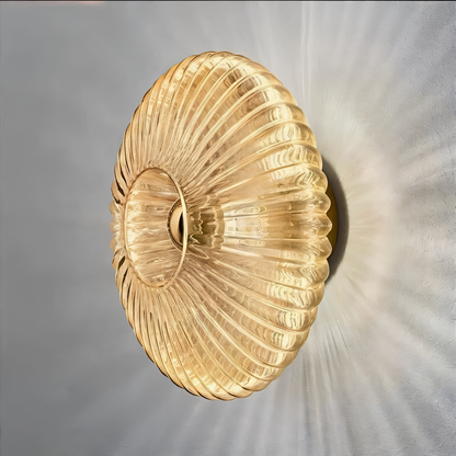 Wall-Mounted LED Wall Light with Unique Wave Design 1