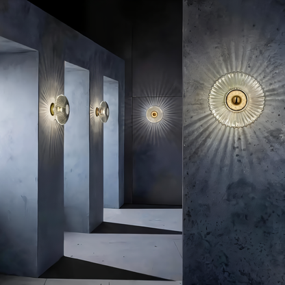 Wall-Mounted LED Wall Light with Unique Wave Design 3