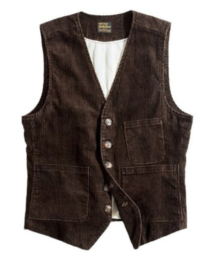 Logan - Men's Vest - Chic - Tailored Fit - Ideal for Parties