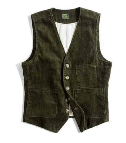 Logan - Men's Vest - Chic - Tailored Fit - Ideal for Parties