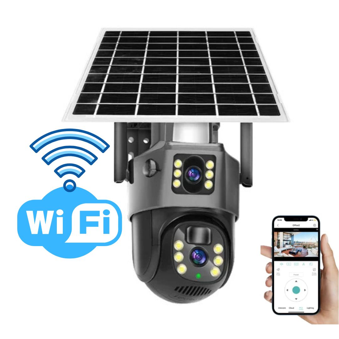 Wireless Security Camera – 4K Dual-Lens with Solar Power 2