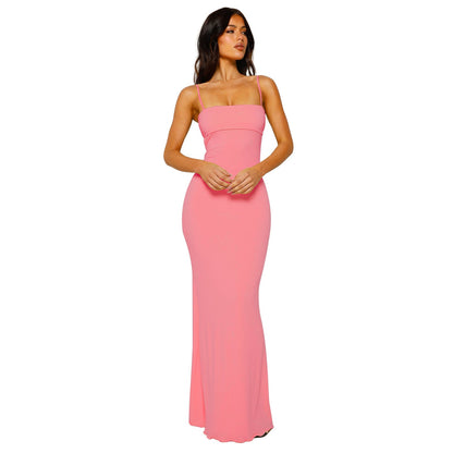 Women's Maxi Dress with Spaghetti Straps