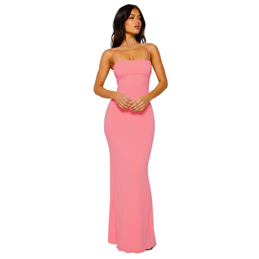 Women's Maxi Dress with Spaghetti Straps
