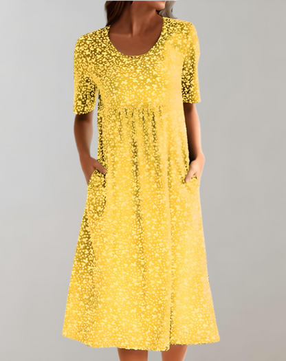 Women's V-Neck A-Line Dress