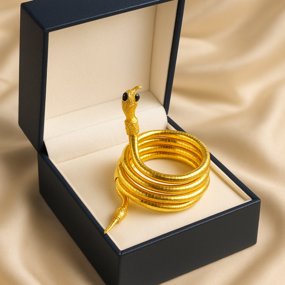 Women’s Choker Necklace with Snake Design 0