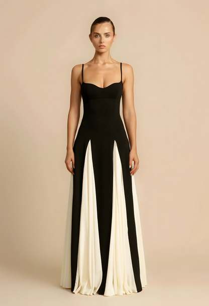 Women's Maxi Dress with Thin Straps