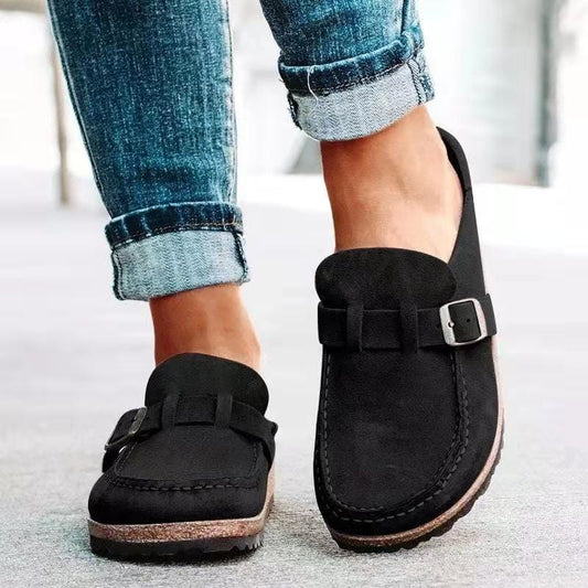Women's Loafers with Buckle Detail