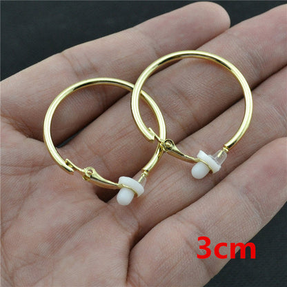 Women’s Clip-On Earrings with Round Design 3