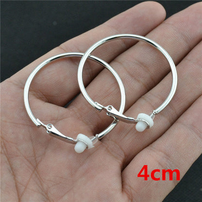 Women’s Clip-On Earrings with Round Design 4