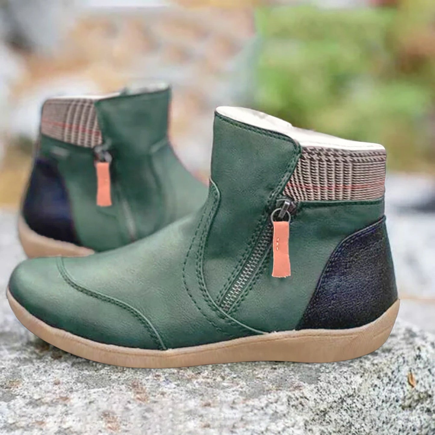 Women's Boots with Zipper