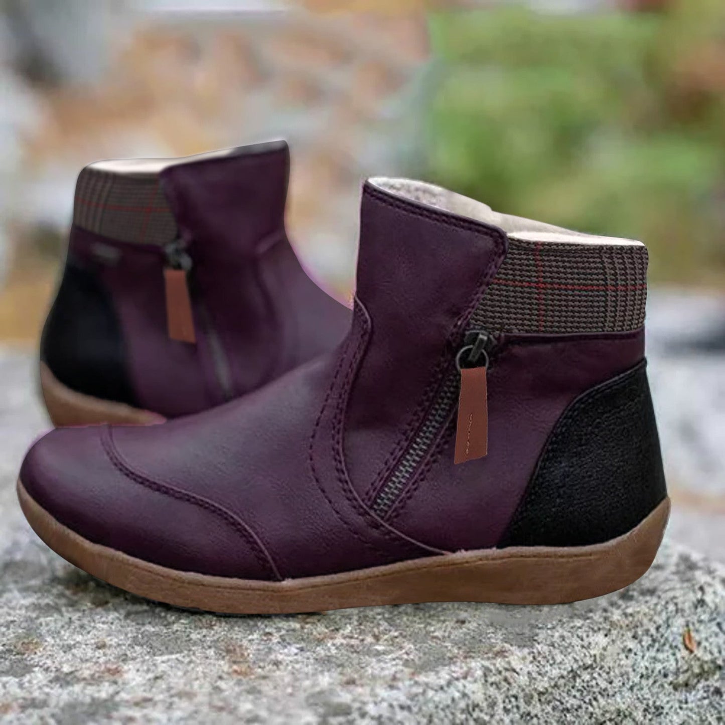 Women's Boots with Zipper
