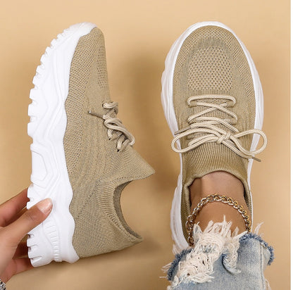 Women's Solid Colour Trainers
