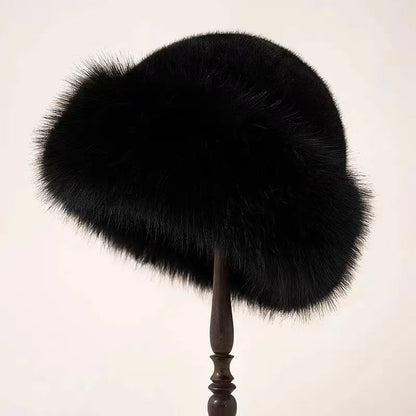 Women's Fur Hat with Ear Coverage for Winter