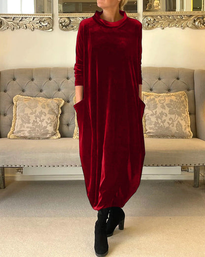 Women's Loose Long Dress with with Pockets