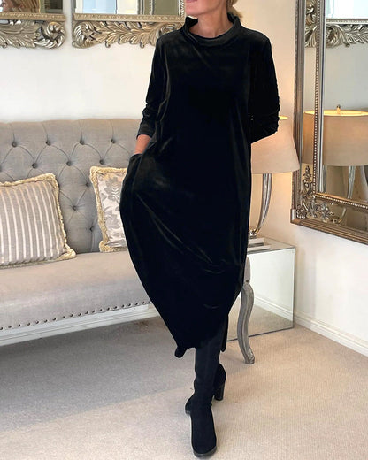Women's Loose Long Dress with with Pockets