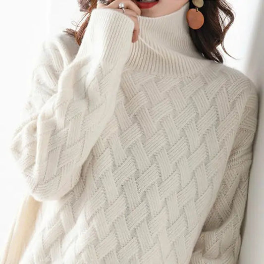 Women's Long Sleeve Turtleneck Sweater