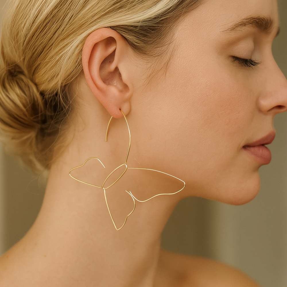 Women’s Earrings with Butterfly Design 1