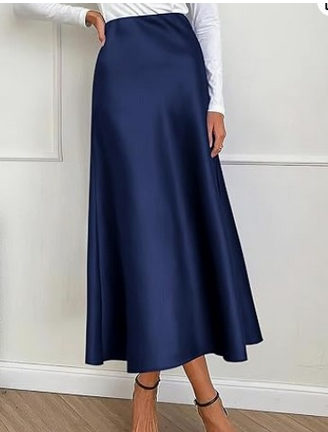 Women's Flattering Midi Skirt