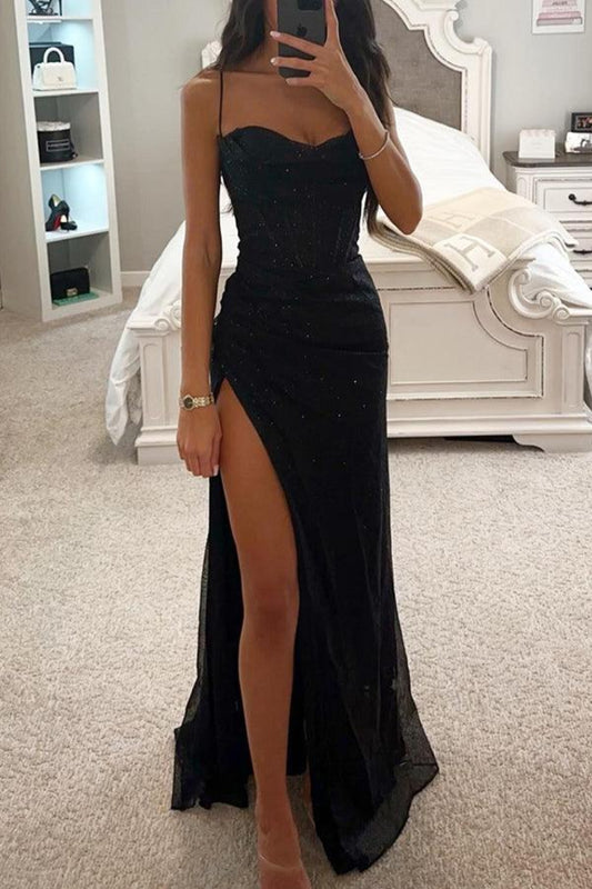 Women's Sweetheart Neckline Floor-Length Gown