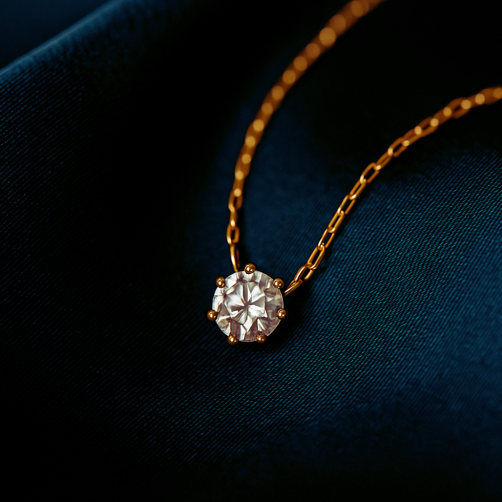 Women’s Lanyard Necklace with Geometric Pendant Design 0