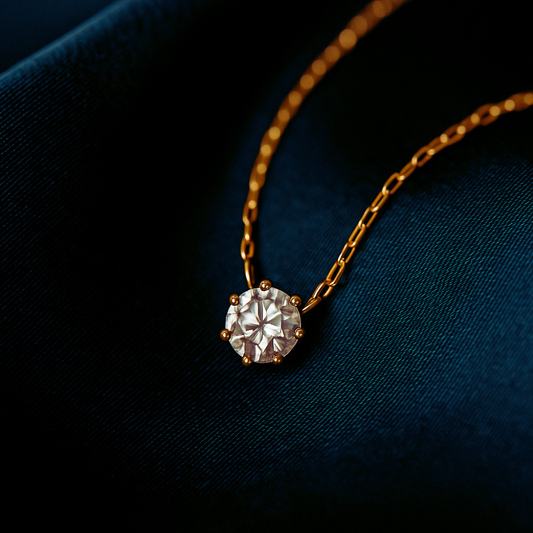 Women’s Lanyard Necklace with Geometric Pendant Design 0