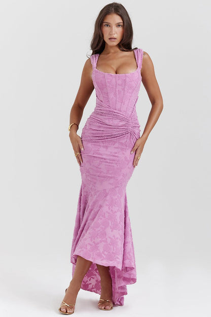 Women's Ruched Maxi Dress