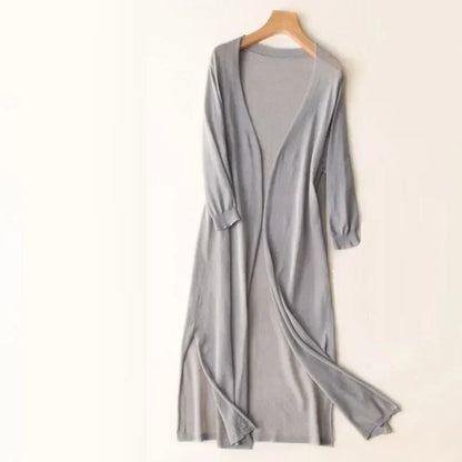 Women's Open Front Long Cardigan