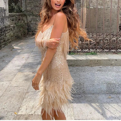 Women's Sequin Mini Dress