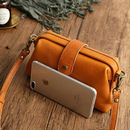 Women’s Mini Crossbody Bag with Vintage Design 4