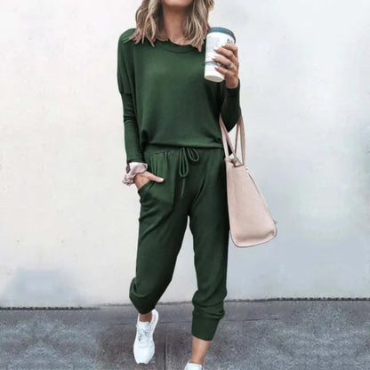 Women’s Long Sleeve Top and Trouser Set