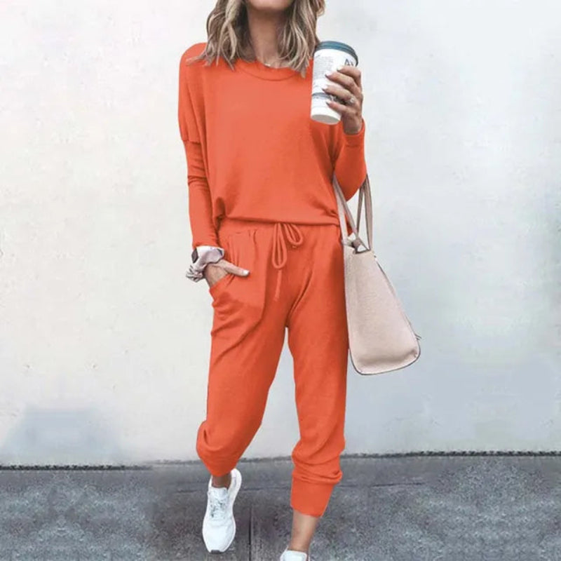 Women’s Long Sleeve Top and Trouser Set