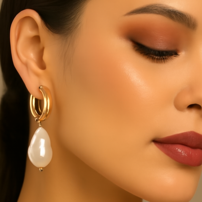 Women’s Round Bead Earrings 2