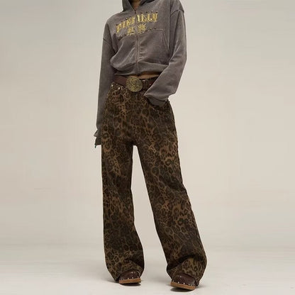 Women's Leopard Print Jeans