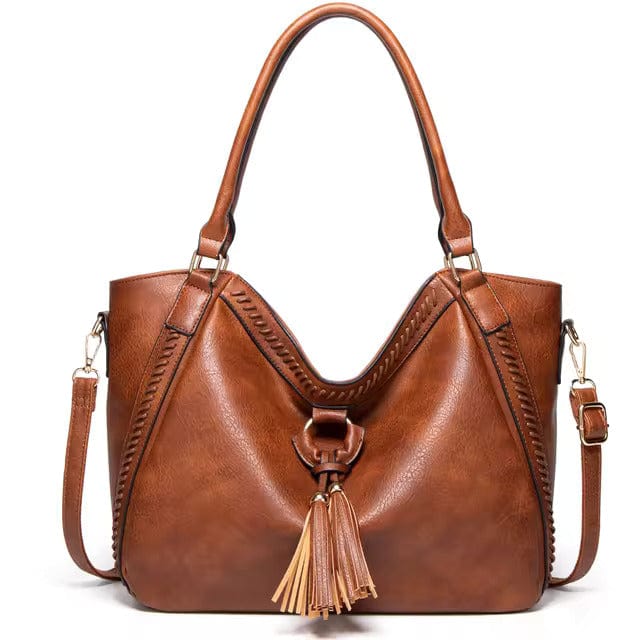 Women’s Spacious Tote Bag with Decorative Tassel 2