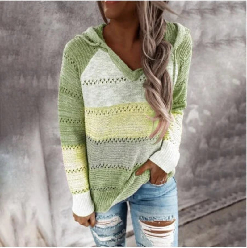 Women's Modern Stripe Sweater | Ideal for Autumn/Winter