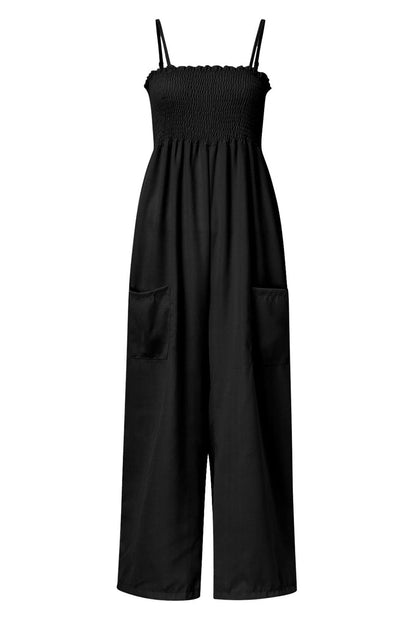 Women's Casual Sleeveless Summer Jumpsuit with Pockets | Ideal for Summer