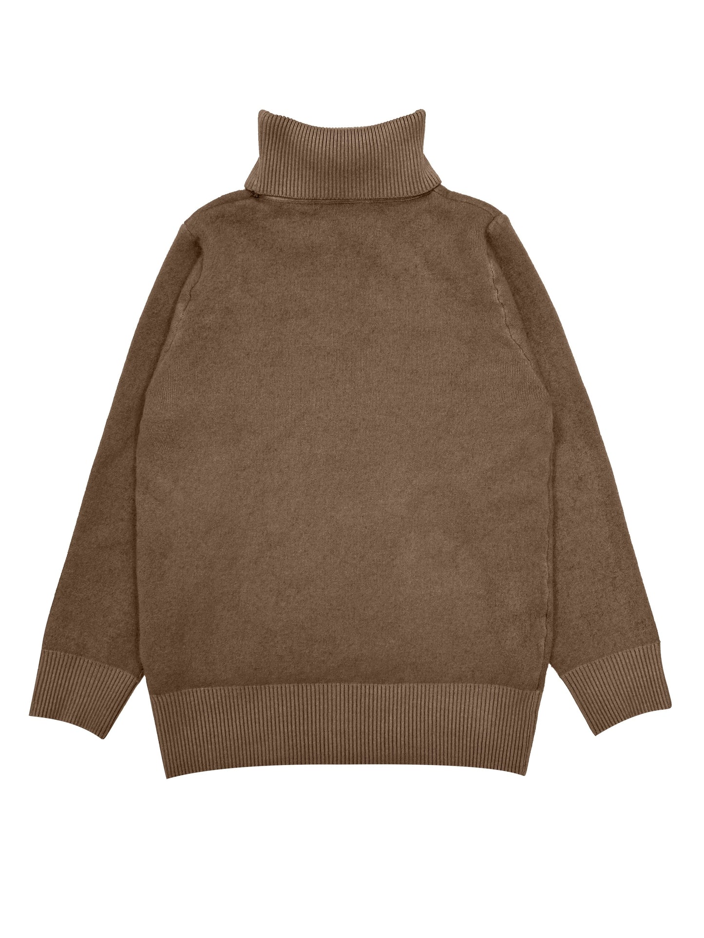 Women's Stylish Solid Colour Turtleneck Jumper | Ideal for Winter