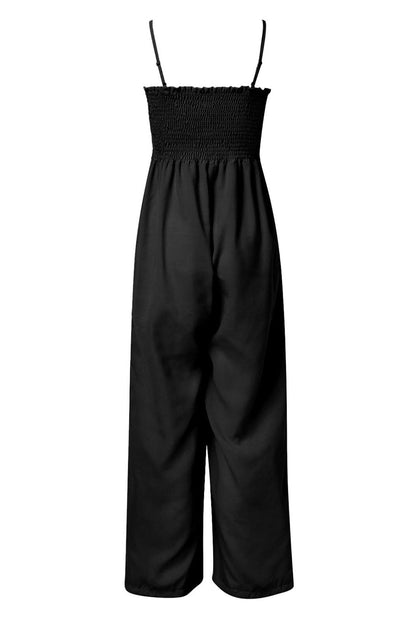 Women's Casual Sleeveless Summer Jumpsuit with Pockets | Ideal for Summer