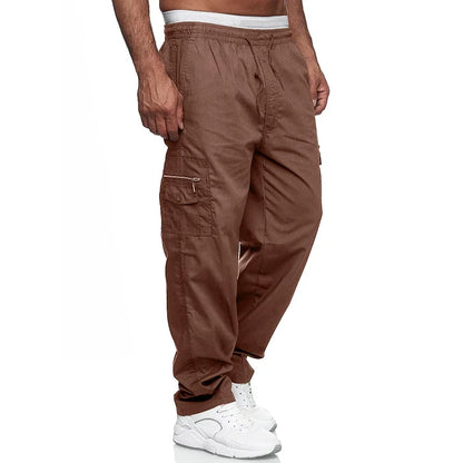 Men's Loose Fit Cargo Pants with Multiple Pockets | Perfect for Casual Days