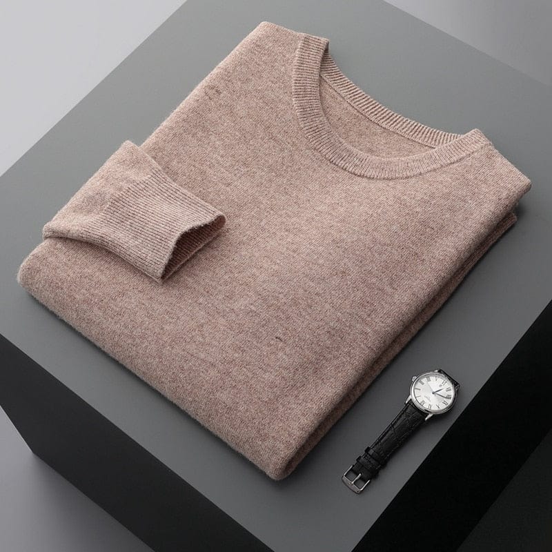 Men's Warm Wool Pullover Sweater | Ideal for Autumn/Winter